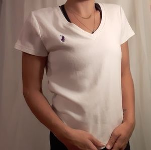 Polo Ralph Lauren women's v-neck knit tshirt